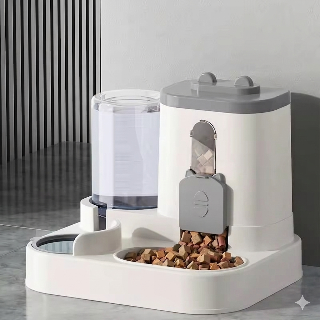 Distributeur automatique de nourriture pour chat