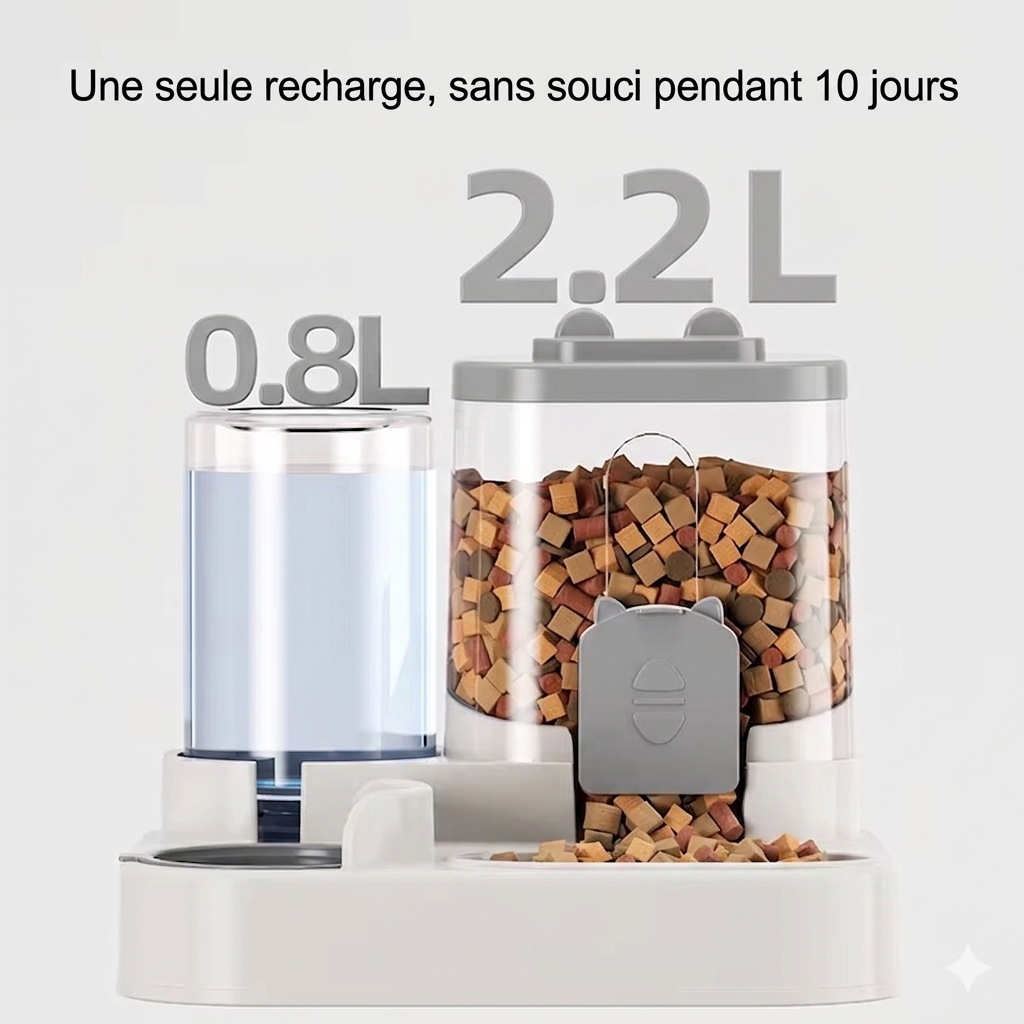 Distributeur automatique de nourriture pour chat