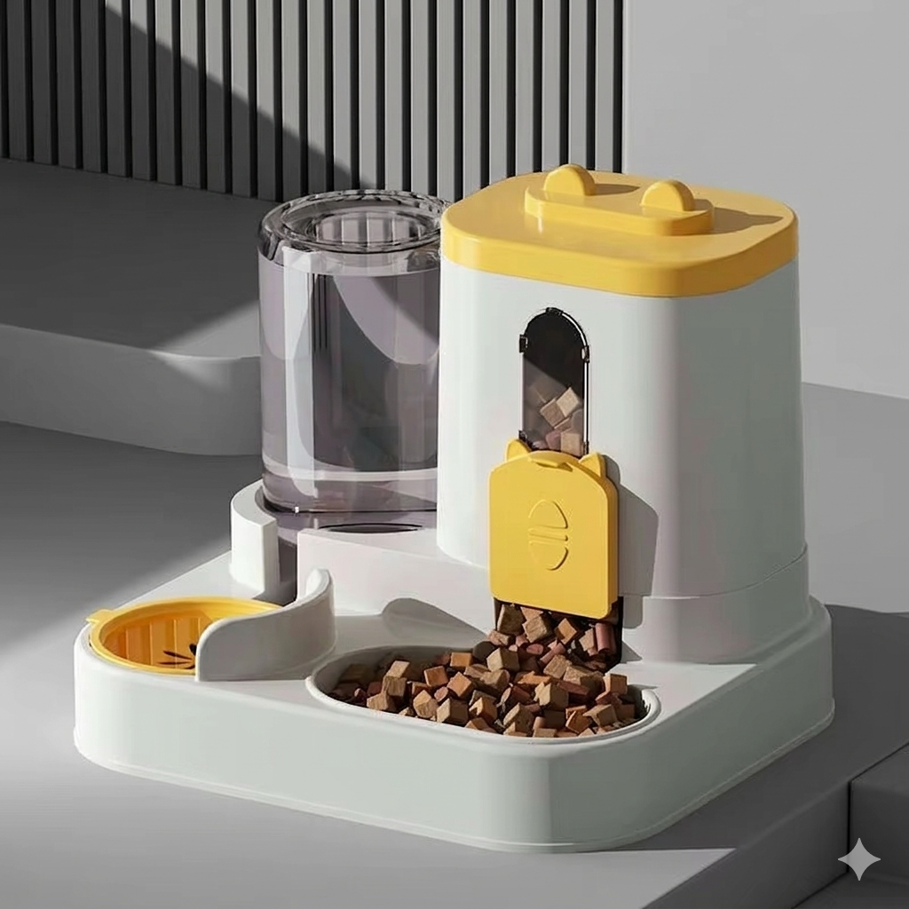 Distributeur automatique de nourriture pour chat